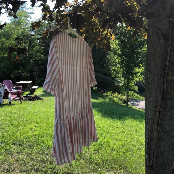 NWT MADEWELL Studio Ruffle Top - Cecilia Stripe XS - Picture 2 of 8